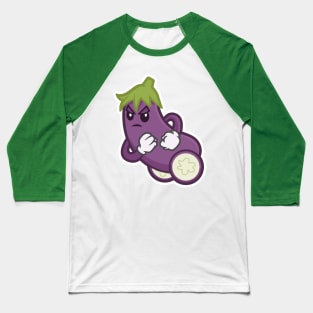 Eggplant Racer! Baseball T-Shirt